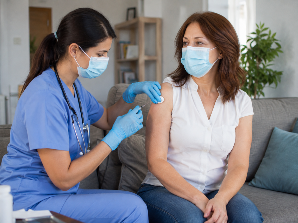 Vacunación a domicilio: cómo una enfermera puede aplicar la vacuna de la influenza en casa