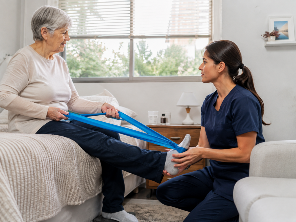 Hospitalización domiciliaria y kinesiología: cuándo se complementan