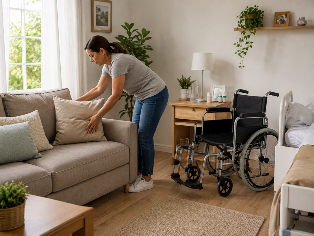 Cómo preparar la casa antes de que comience la hospitalización domiciliaria